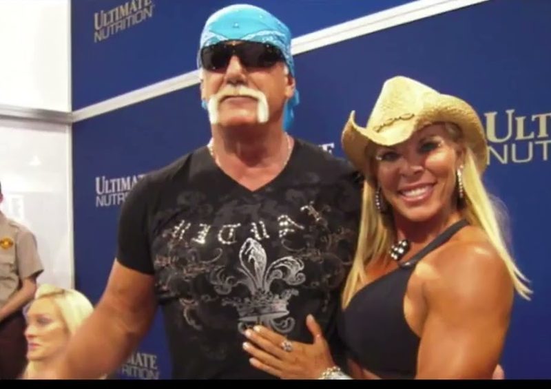 Lauren Powers with Hulk Hogan