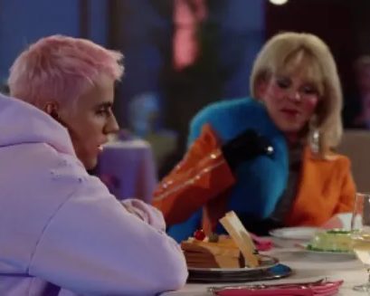 Lauren Powers with Justin Bieber
