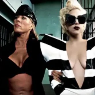 Lauren Powers with Lady Gaga