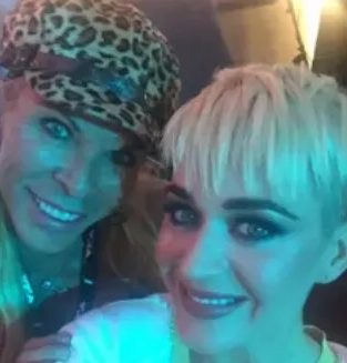 Lauren Powers with Katy Perry